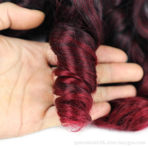 Spiral Wavy Crochet Hair With Free Curly ends Goddess Pre-Twist Braiding Hair 20" Synthetic Hair